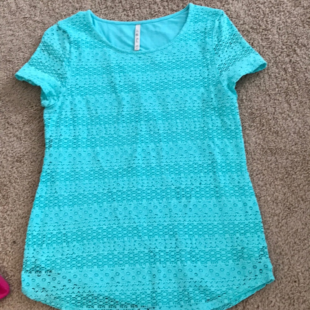 Blue Lacey Shirt